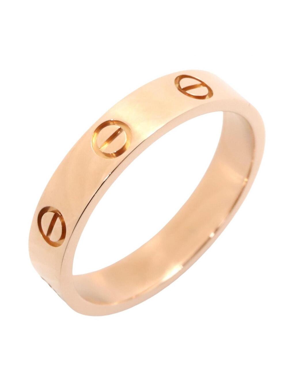 Cartier Mini Love Ring 18Kpg Ping Rose #369721C13B